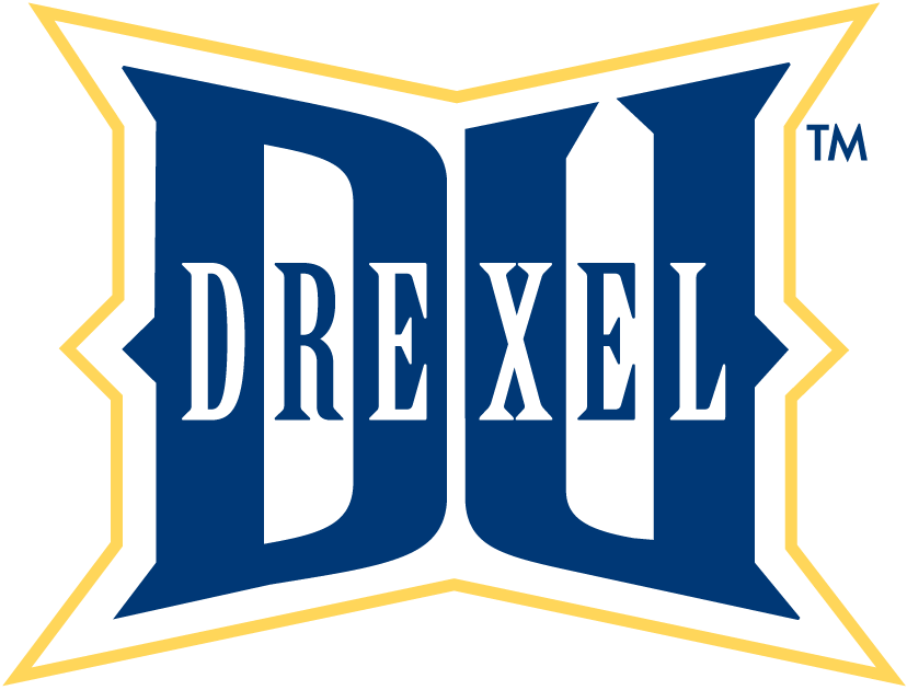 Drexel Dragons 2002-Pres Alternate Logo v4 diy fabric transfer